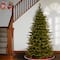 7.5 Ft. Pre-Lit Feel Real® Nordic Spruce Slim Artificial Christmas Tree, Dual Color® LED Lights